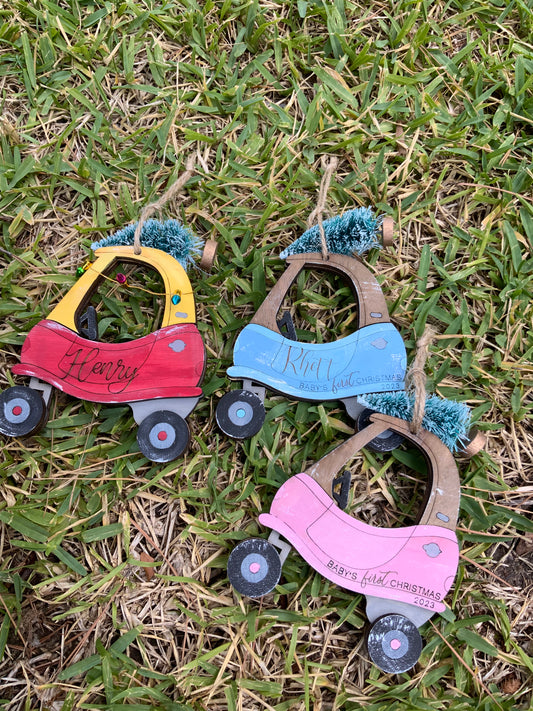 Toy car ornament