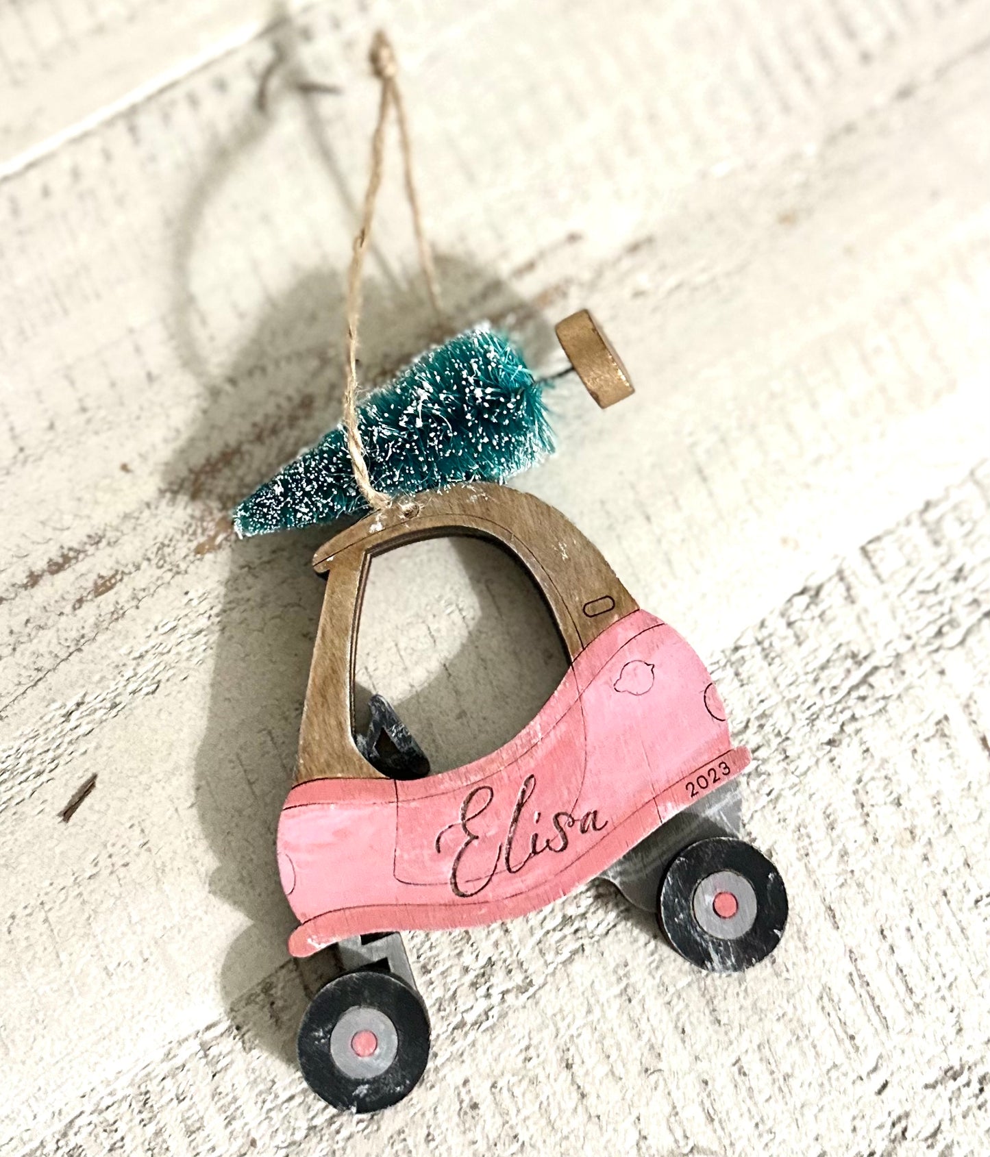Toy car ornament