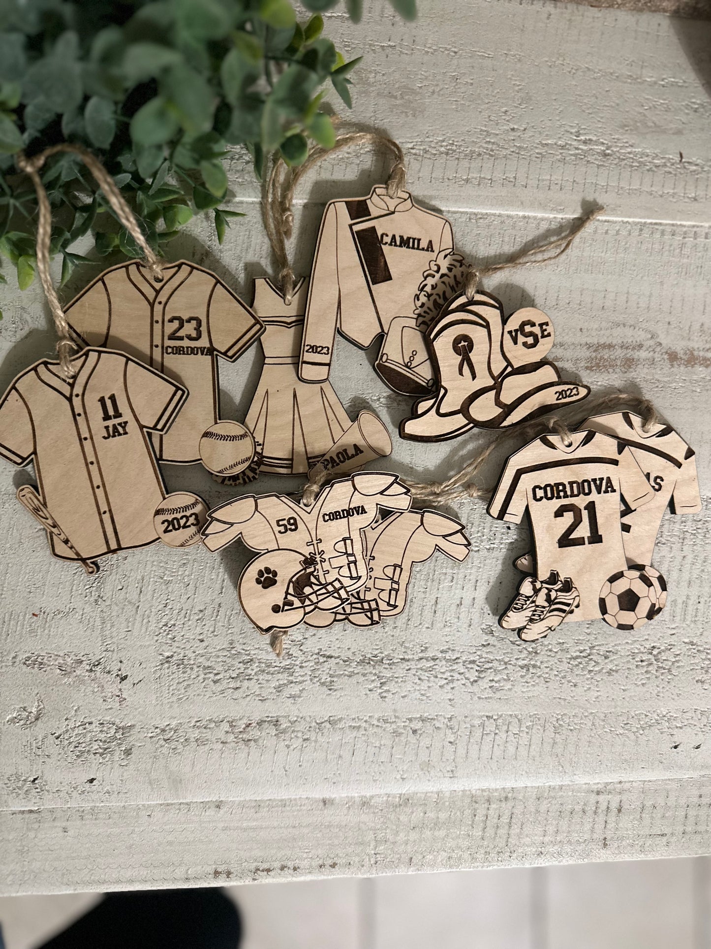 Drill team ornament - personalized