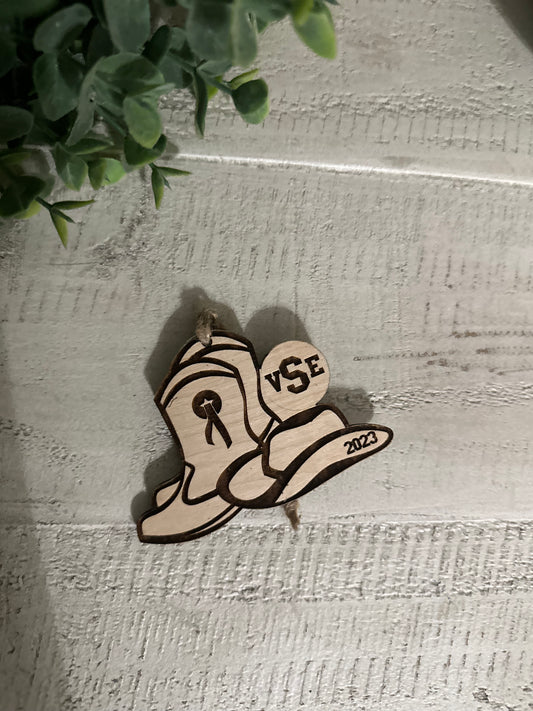 Drill team ornament - personalized