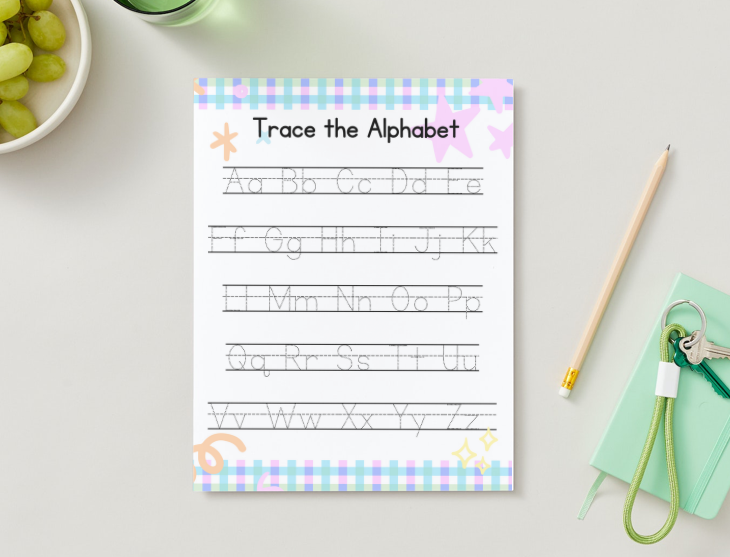 DIGITAL - Trace the letters of the Alphabet