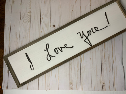 Traced note frame