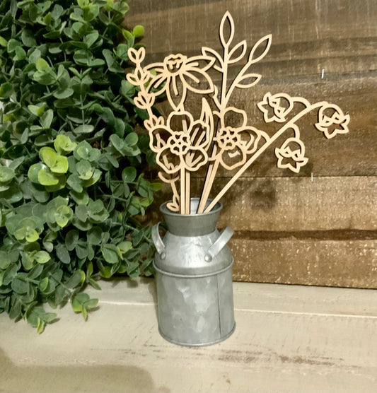 Wood wildflower bundle