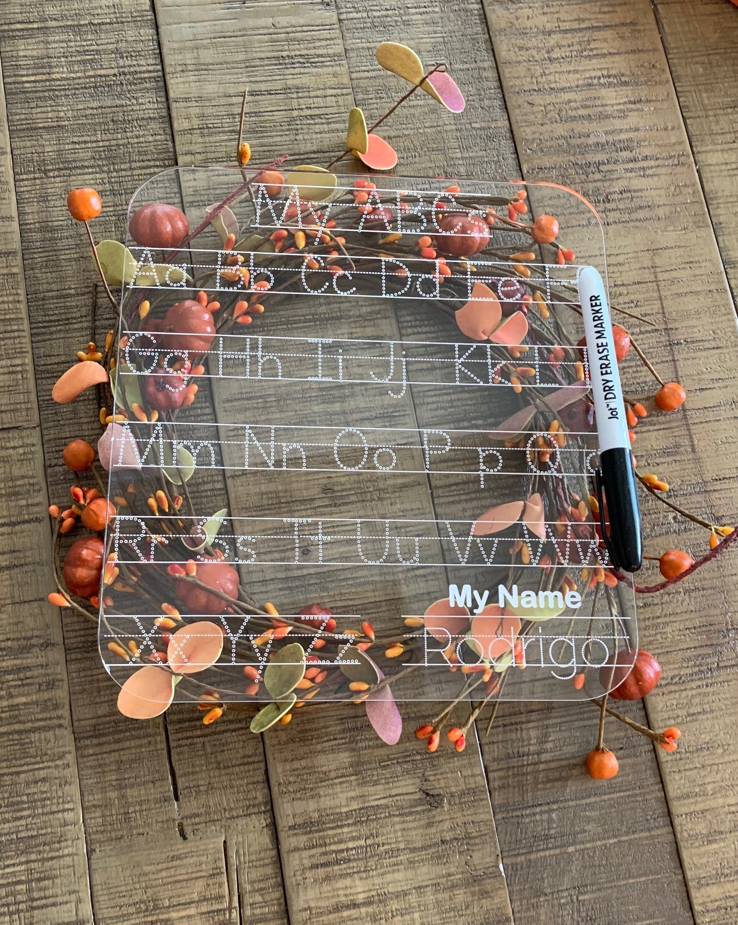 Tracing board | Acrylic Tracing board | Personalized board