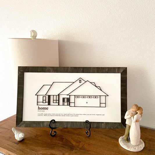 Custom Home Sign | House Sign | First home sign
