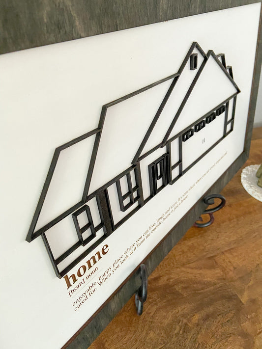 Custom Home Sign | House Sign | First home sign