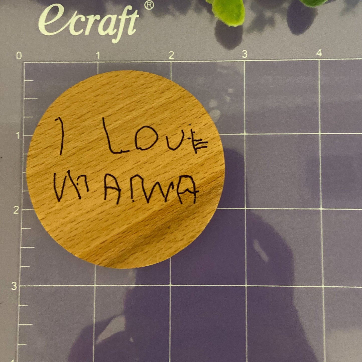 Personalized bamboo mirror