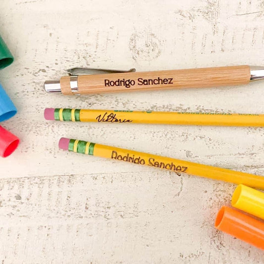 Personalized wood pencil