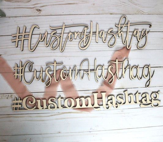 Custom hashtag
