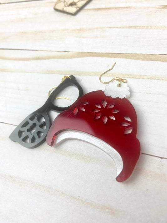 Christmas earrings