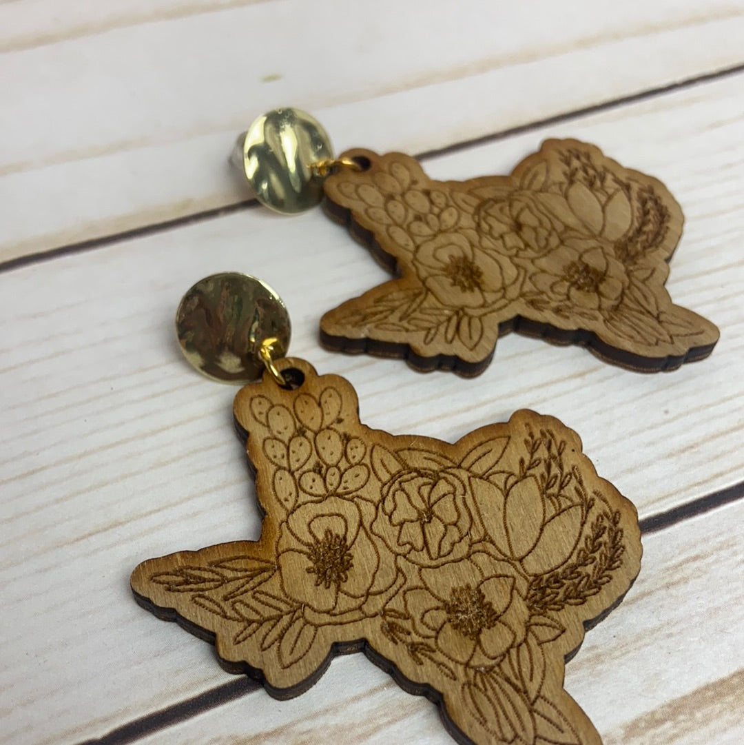 Texas earrings