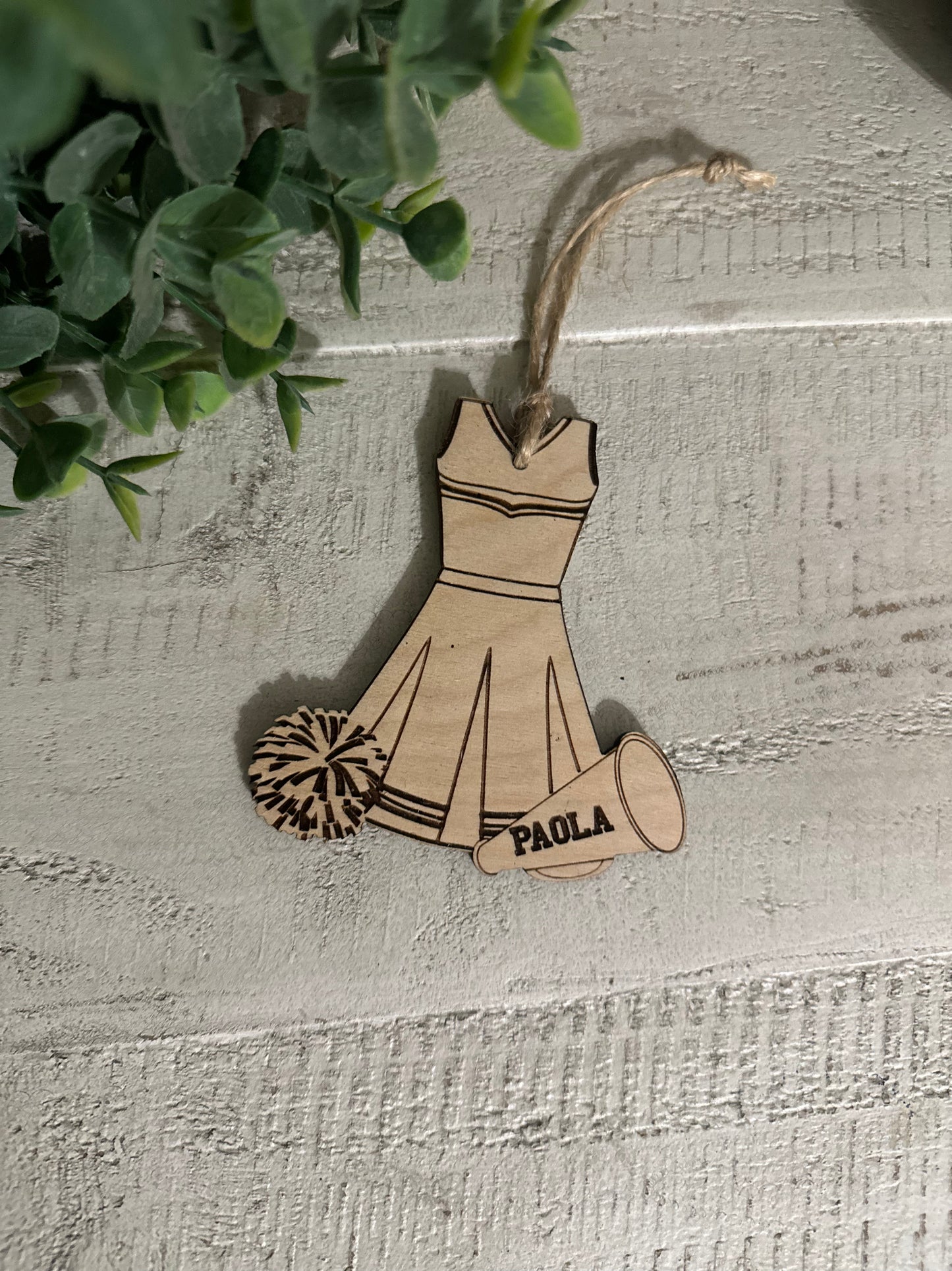 Cheer ornament - personalized