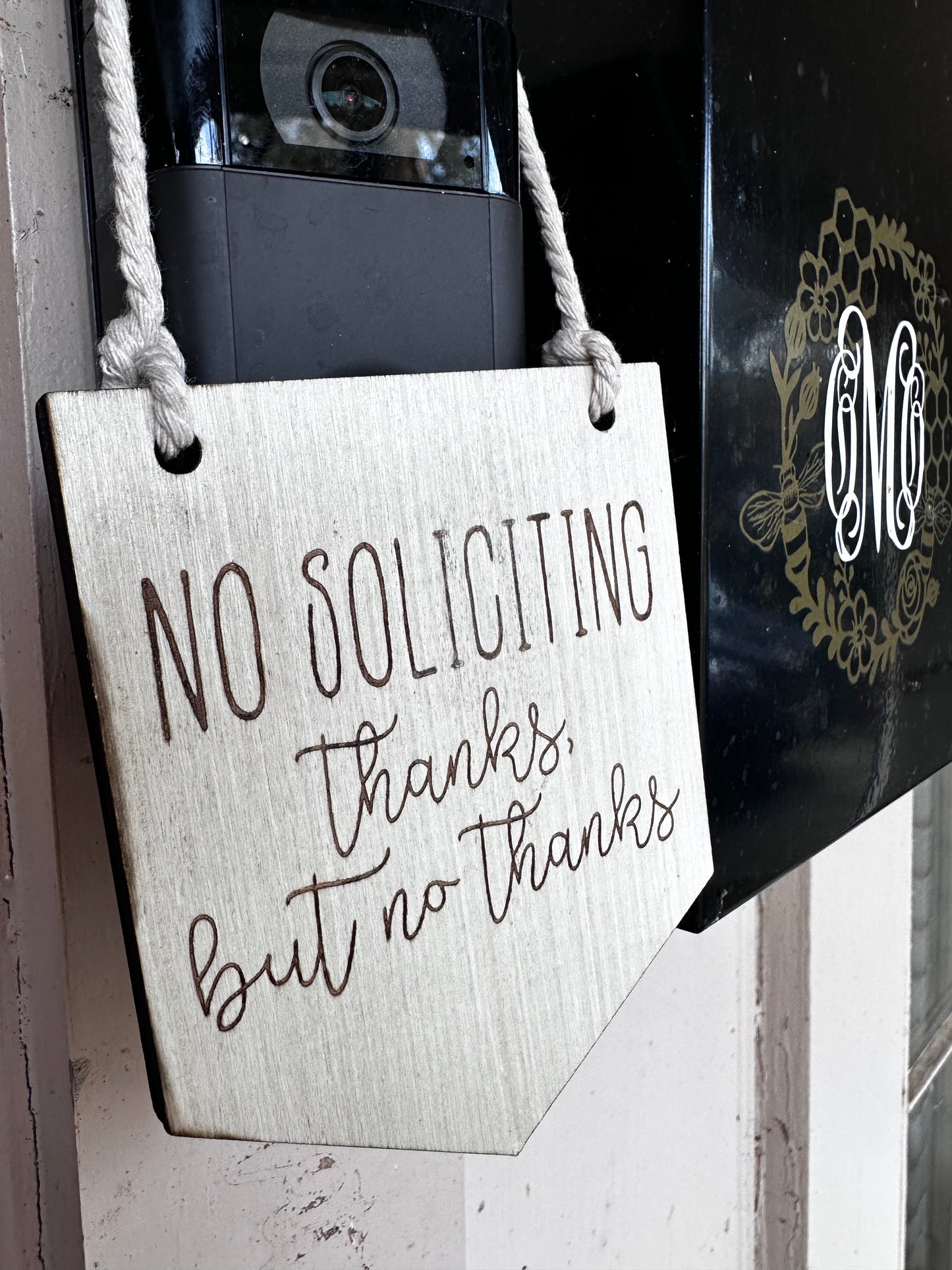 No soliciting