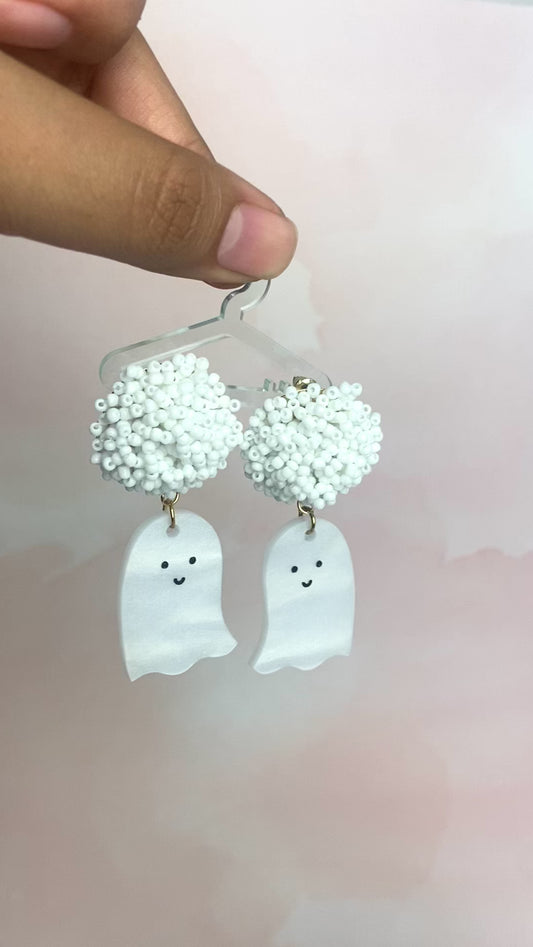 Pearly Ghost Earrings