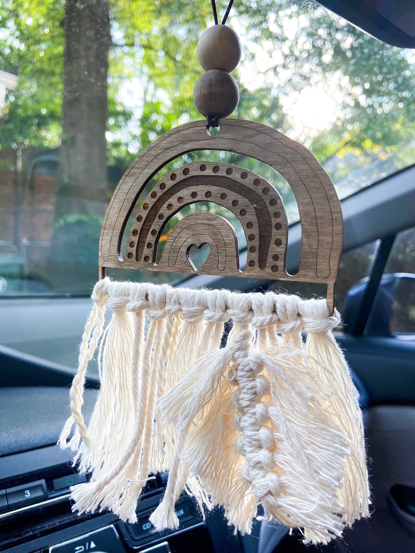 Macrame Car Diffuser | Essential oil Handmade diffuser | Bohemian Hanging Art