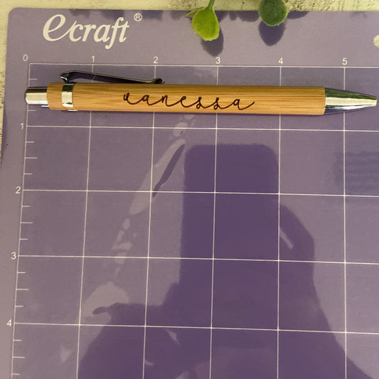 Personalized wood pen