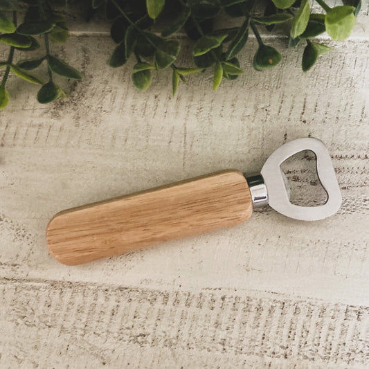 Personalized bottle opener