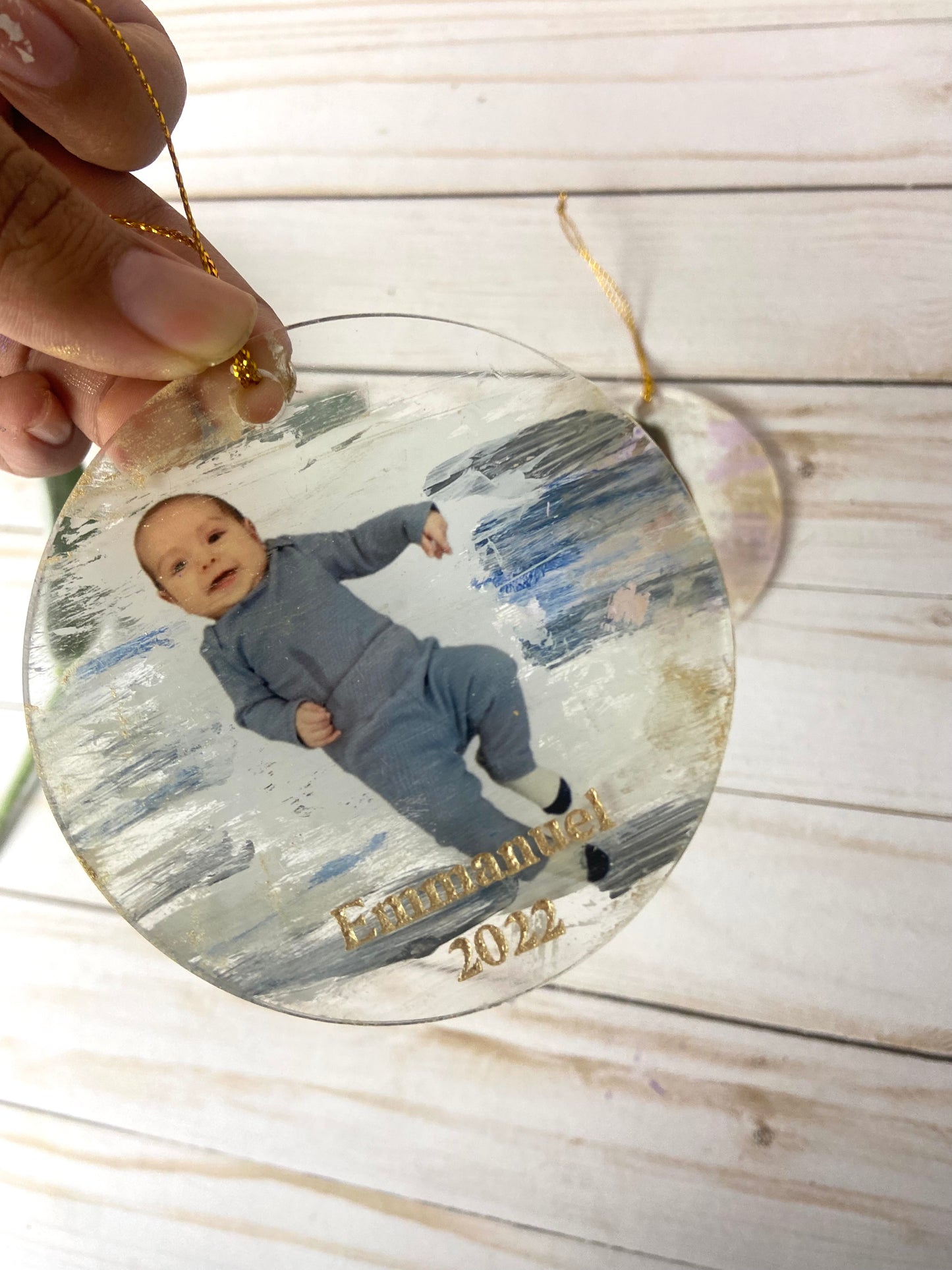 Picture ornament