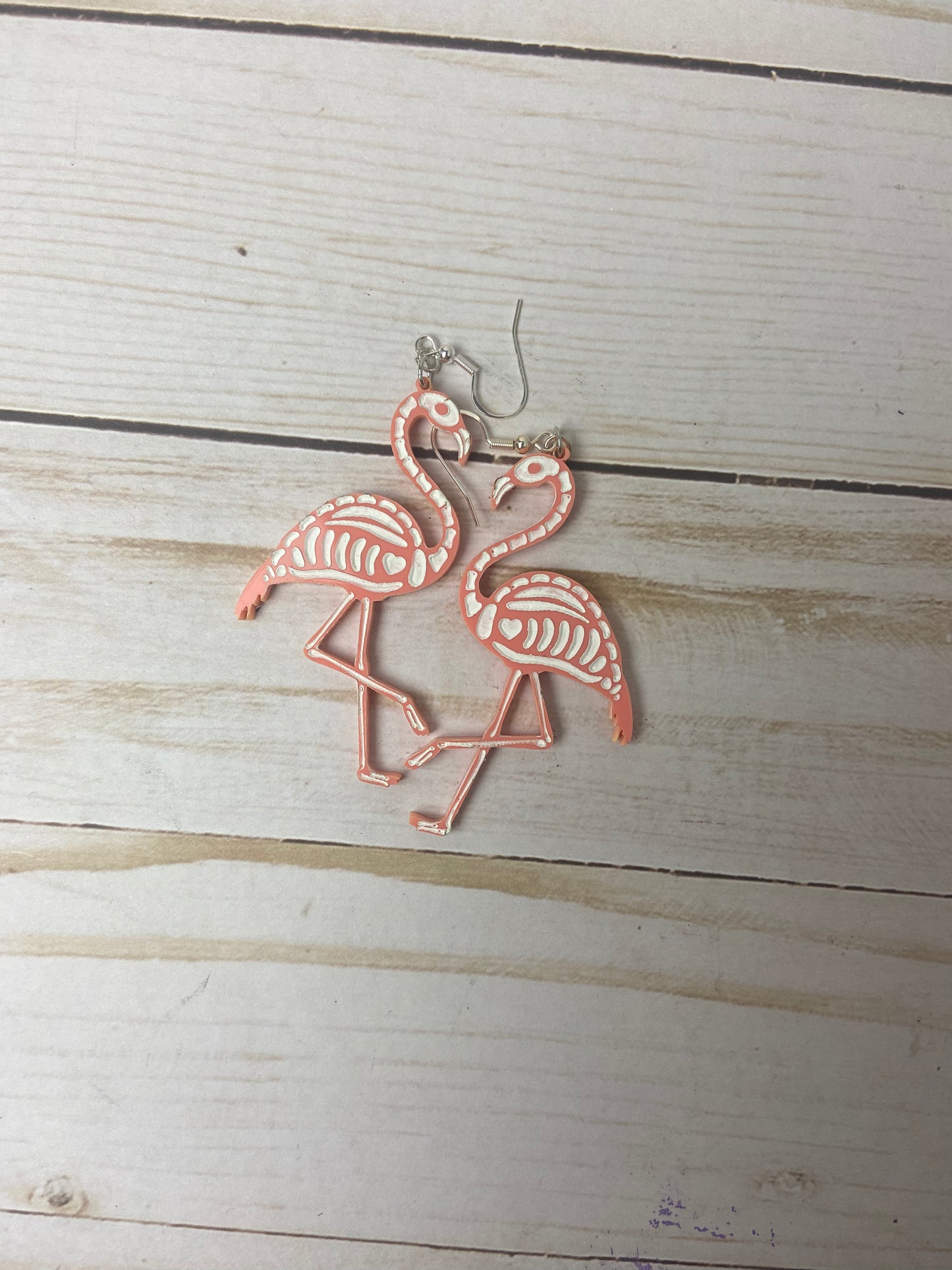 Animal skeleton earrings