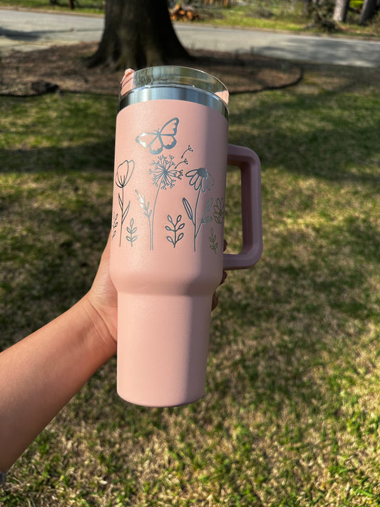 Wildflower 40oz Tumbler